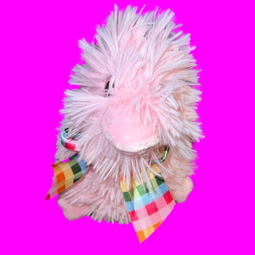 NWOT super soft, whimsical, pink, plush duck